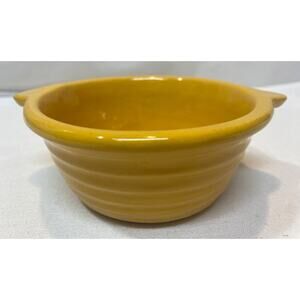 Vintage Bauer Yellow 4" Individual Baker Open Ring Ware
